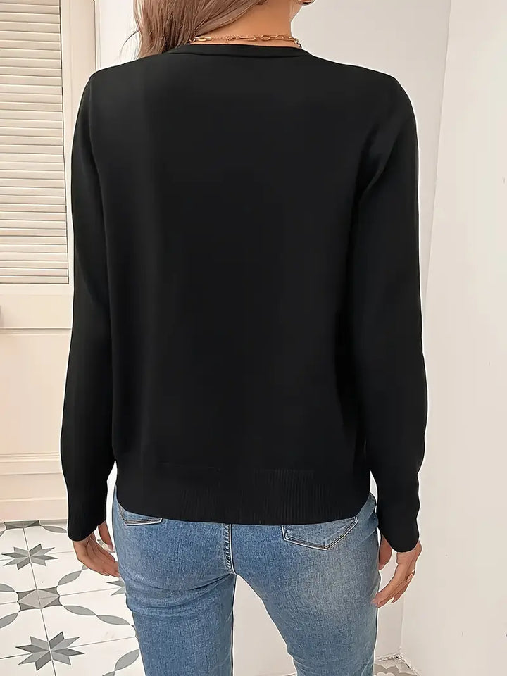 SVEA | Odele Anmutiger Minimalistischer Cardigan