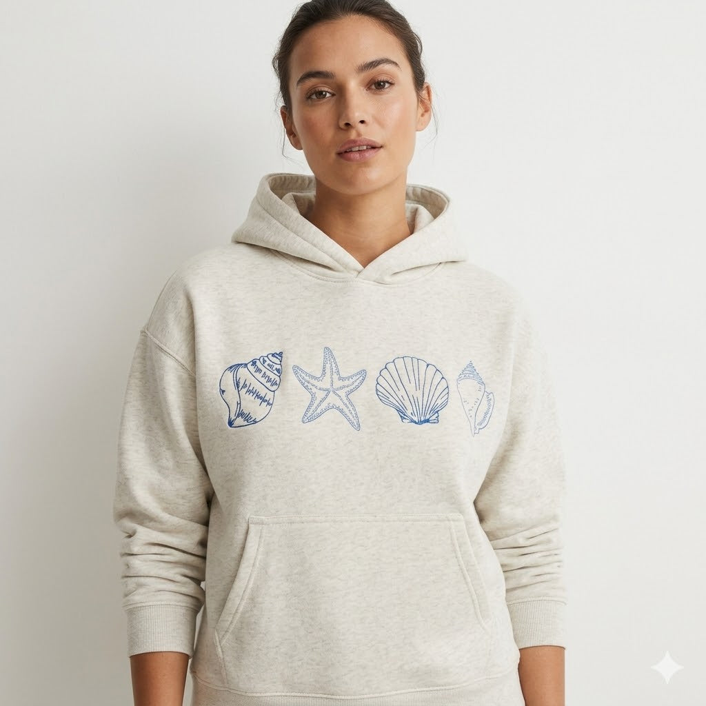 Jane | Heidi Sinclair Coastal-Style Shell Hoodie