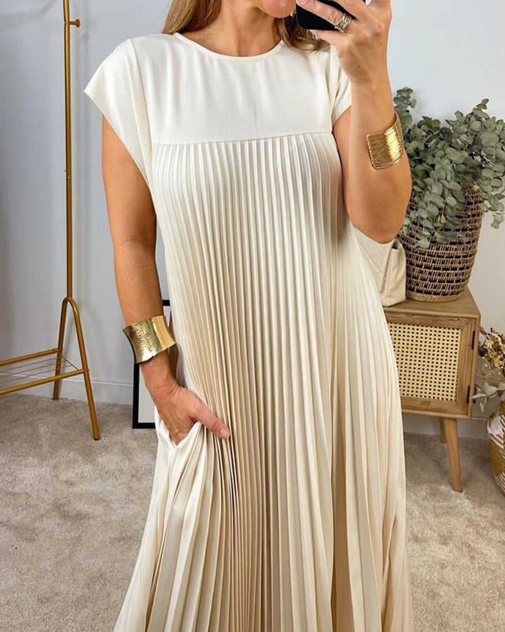 SVEA | Zeitloses & Bequemes Plissiertes Kleid