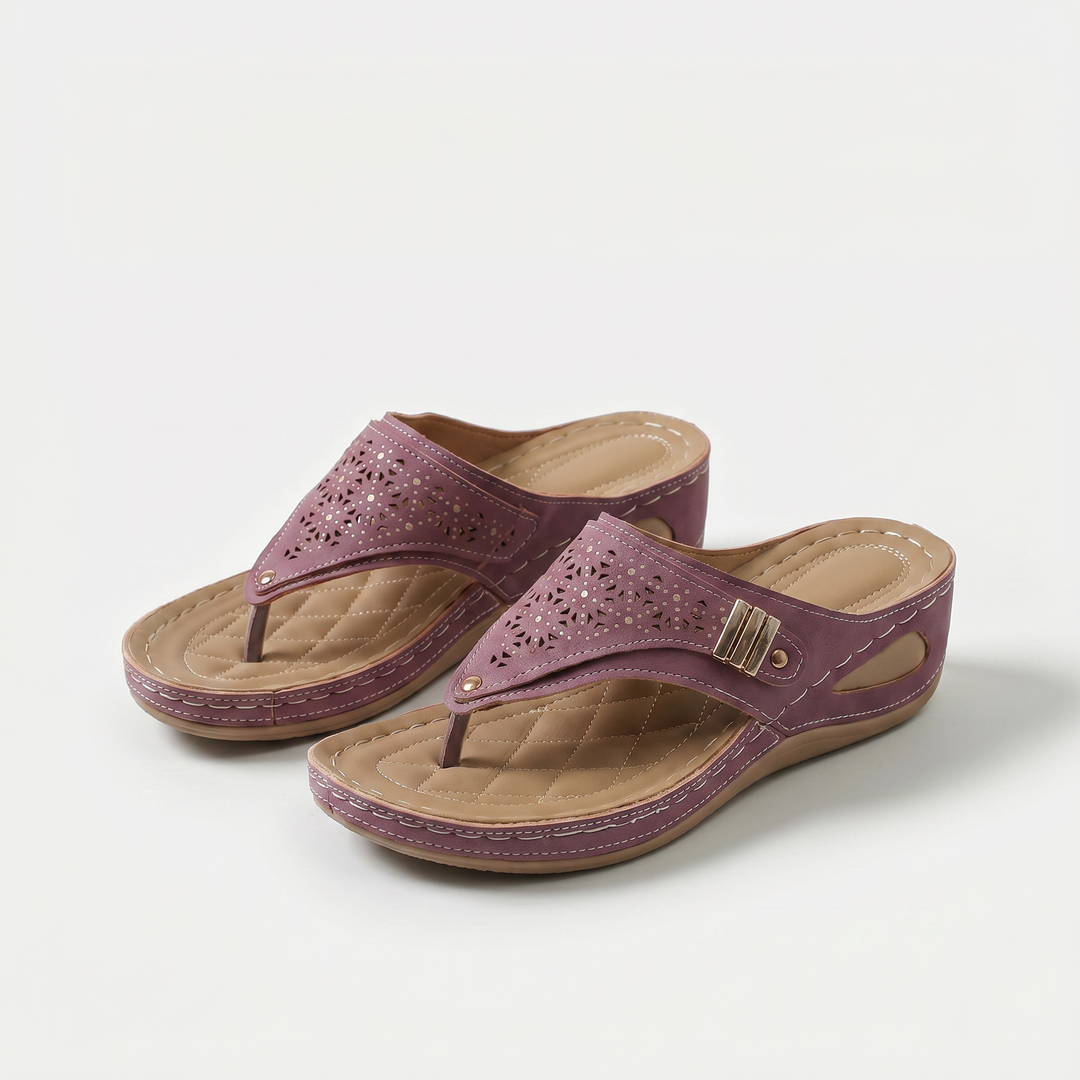 Élodie - Ladies' Toe Post Sandals