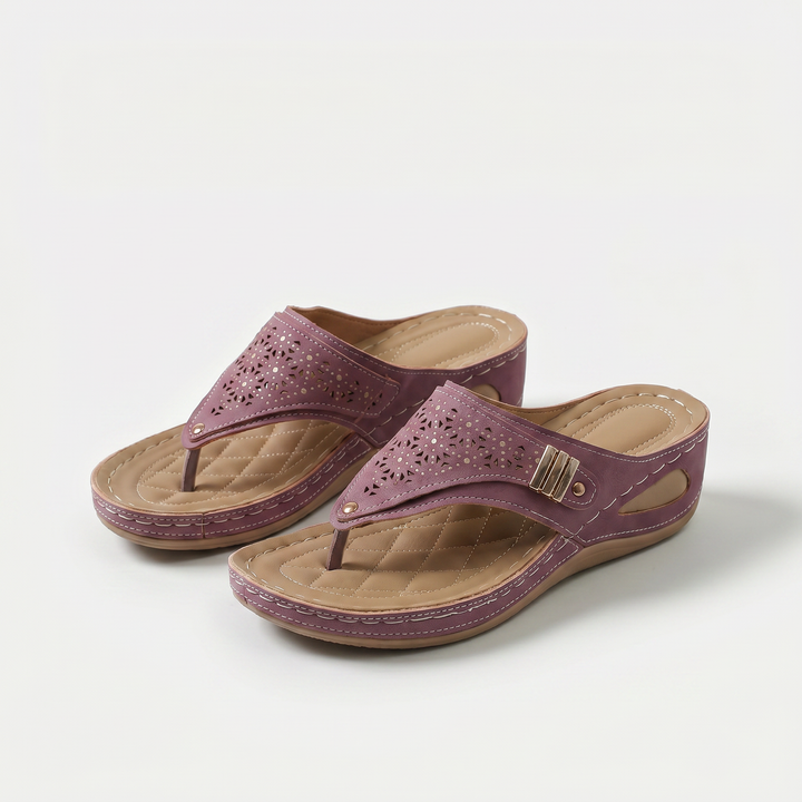 Élodie - Ladies' Toe Post Sandals