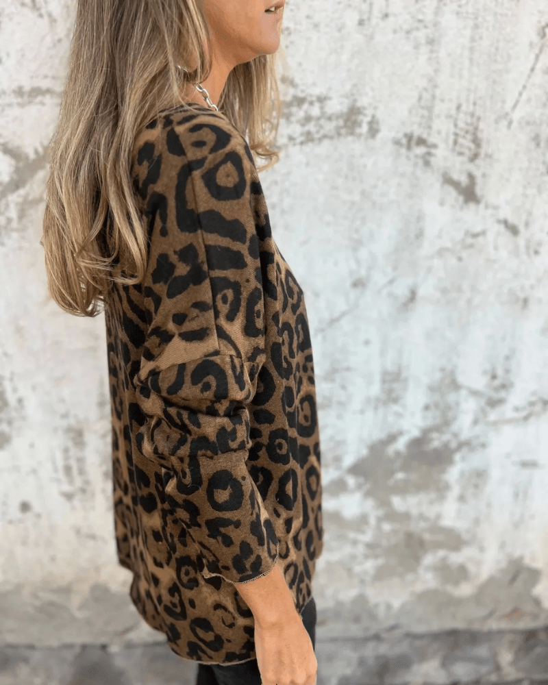 SVEA | Schickes Oberteil mit Leopardenmuster