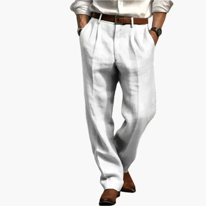 SVEA | Herren Retro Anzughose – Klassische Business- und Freizeit-Hose mit weitem Bein, elegantem Look, ideal für Büro und Alltag