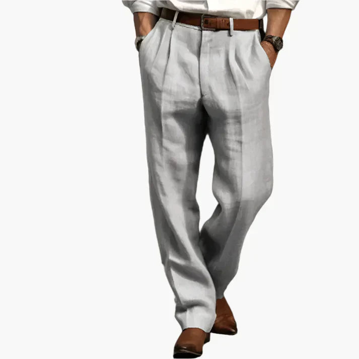 SVEA | Herren Retro Anzughose – Klassische Business- und Freizeit-Hose mit weitem Bein, elegantem Look, ideal für Büro und Alltag