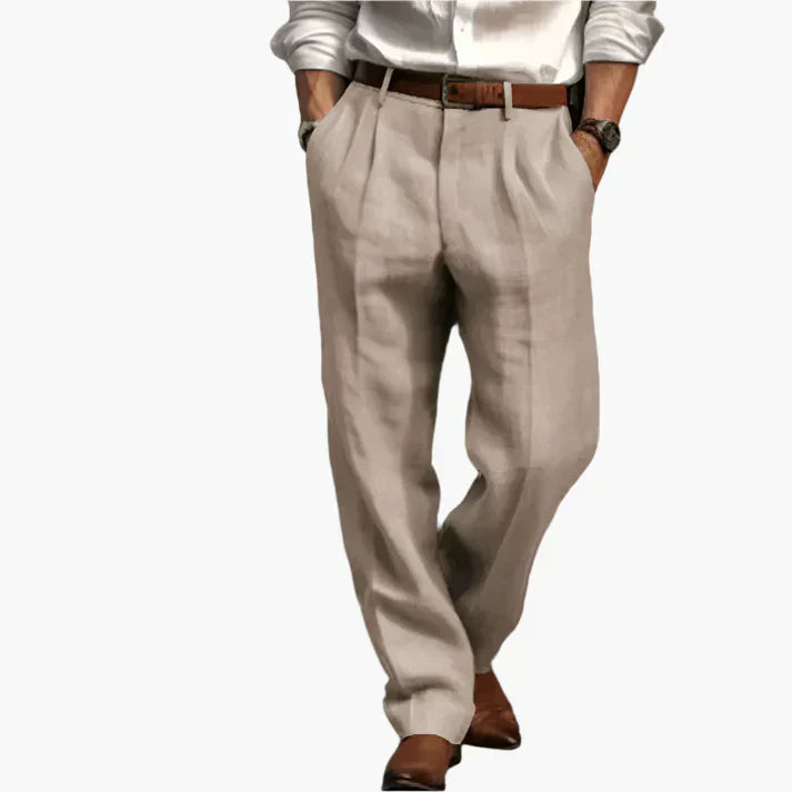 SVEA | Herren Retro Anzughose – Klassische Business- und Freizeit-Hose mit weitem Bein, elegantem Look, ideal für Büro und Alltag