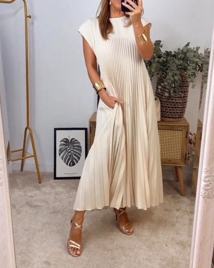 SVEA | Zeitloses & Bequemes Plissiertes Kleid