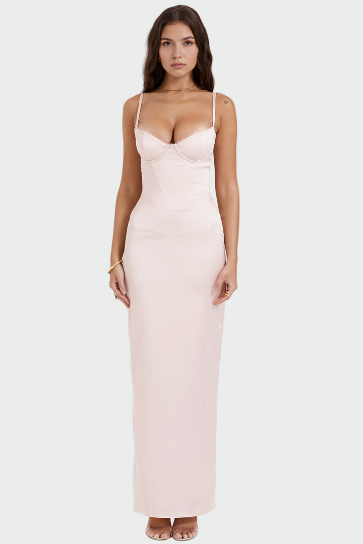 Katherine – Satin Dress