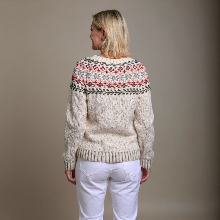 SVEA | Madelyne Vintage Isländische Strickjacke