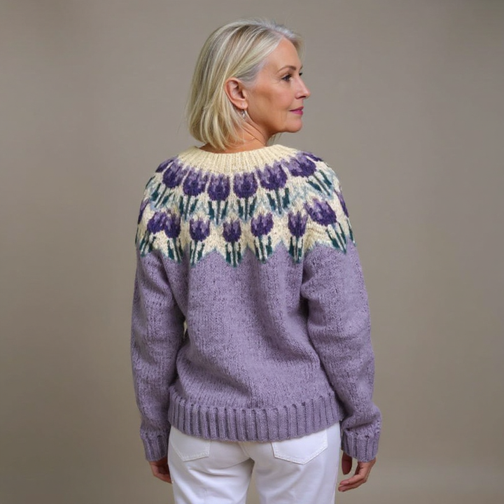 Josephine | Vintage Isländische Strickjacke
