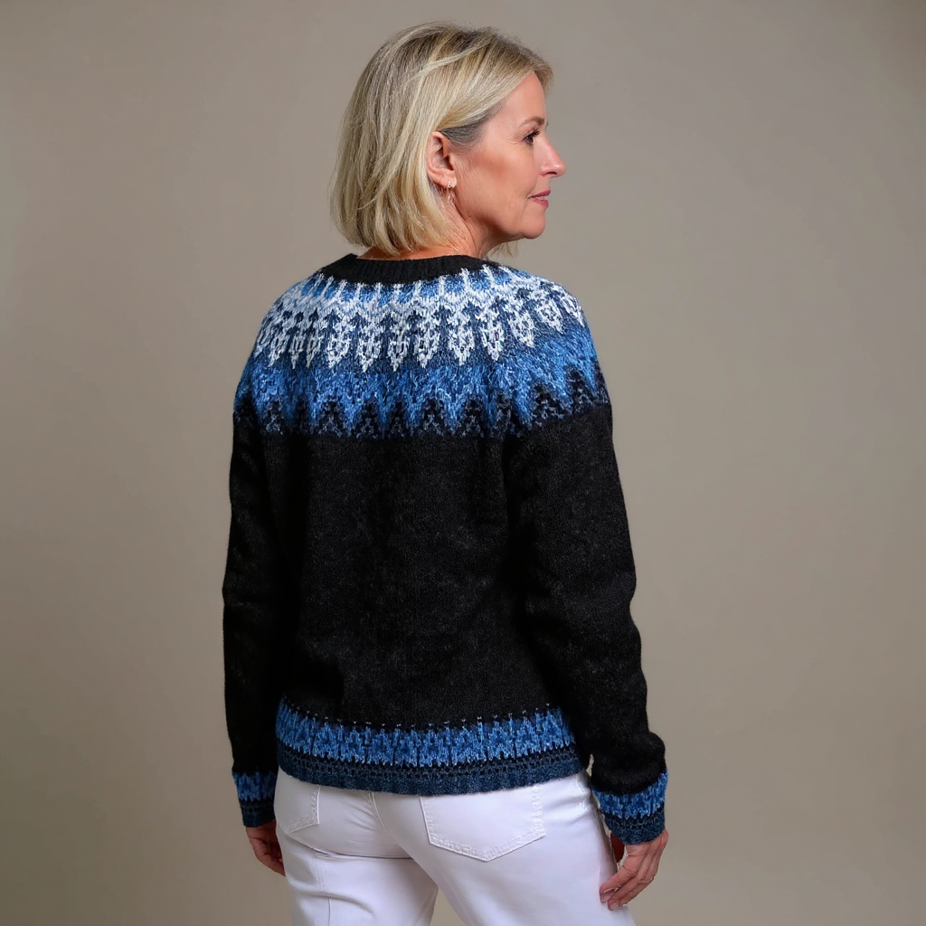 SVEA | Peyton Vintage Isländischer Cardigan
