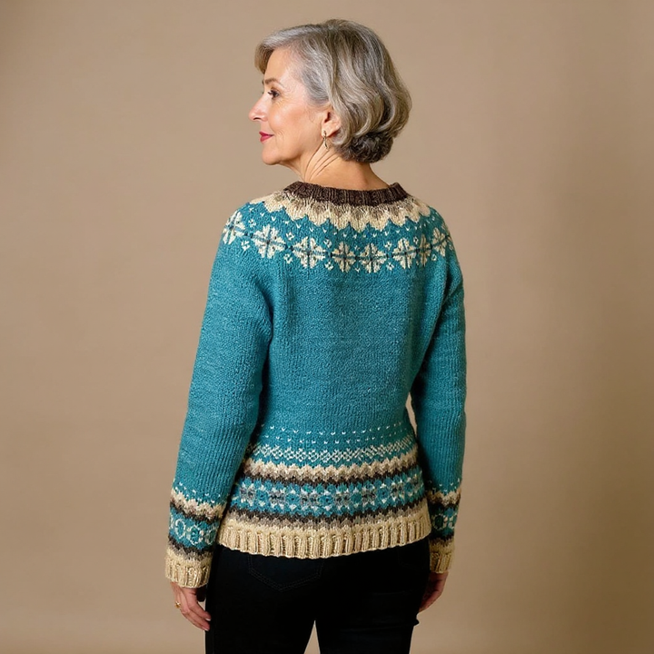 SVEA | Allaira Vintage Isländischer Cardigan