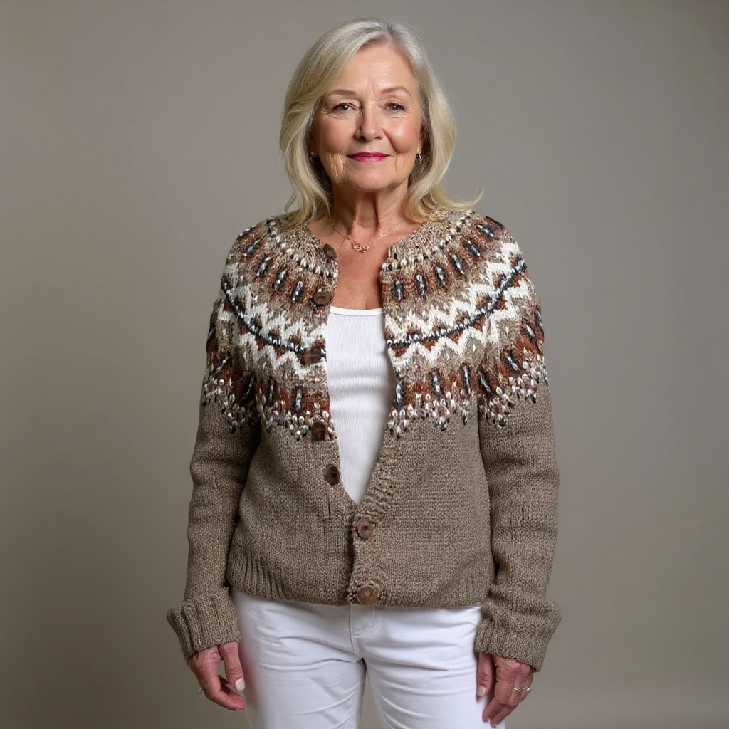 Adeline | Vintage Isländischer Cardigan