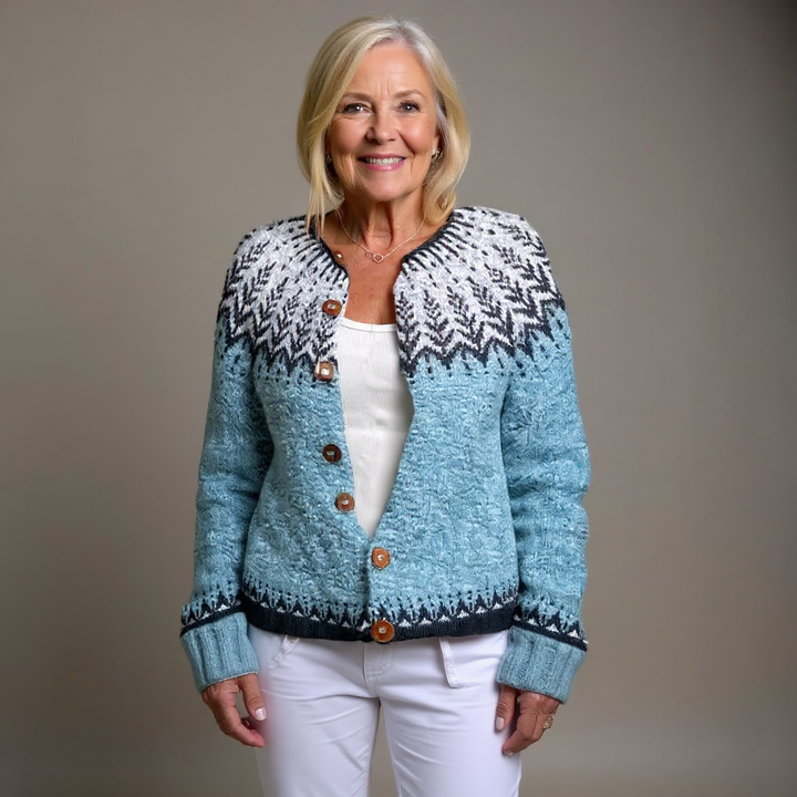 SVEA | Clara Vintage Isländischer Cardigan