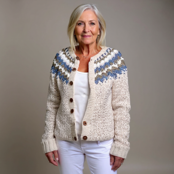 SVEA | Peyton Vintage Isländischer Cardigan
