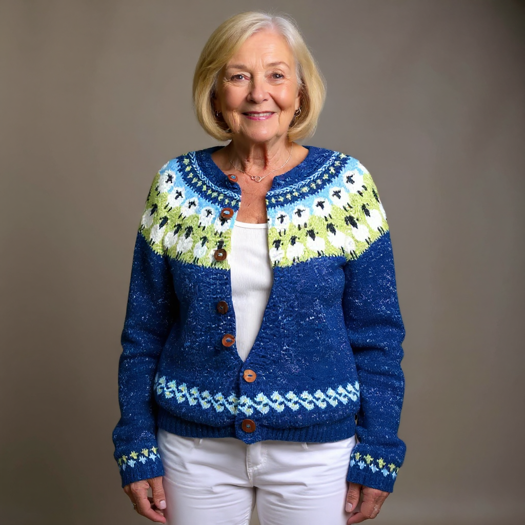 SVEA | Sophie Vintage Isländischer Cardigan