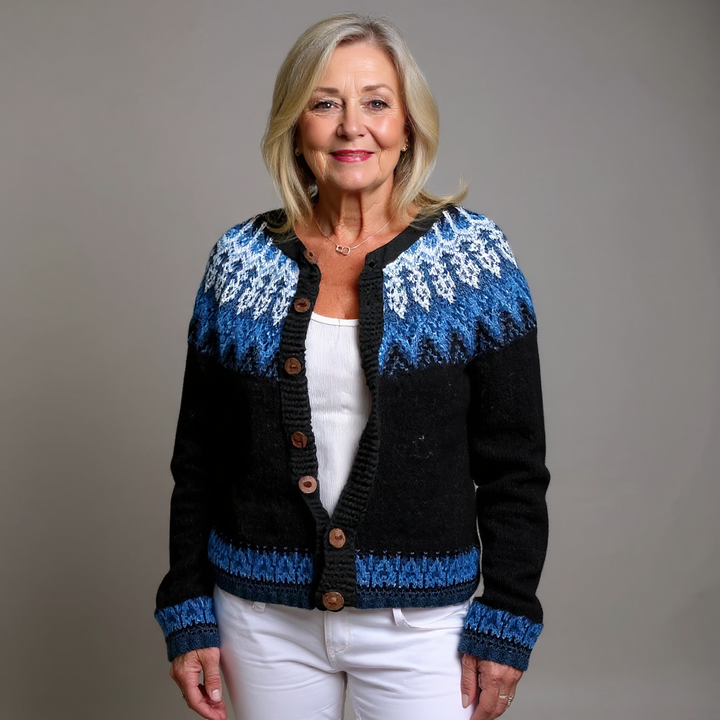 SVEA | Peyton Vintage Isländischer Cardigan