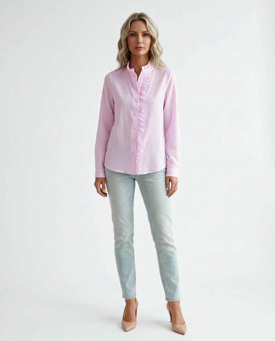 SVEA | Stilvolle Volantbluse