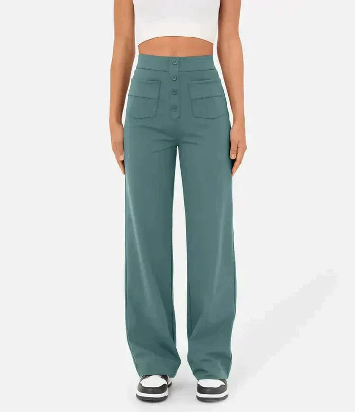 SVEA | Elastische Hose mit hoher Taille