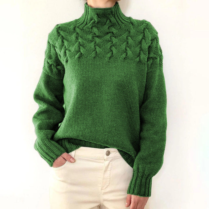 Jane | Warm Knit Turtleneck Sweater