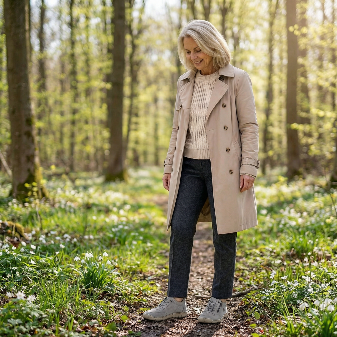 SVEA | Mila Komfortable Orthopädische Sneaker mit Reißverschluss