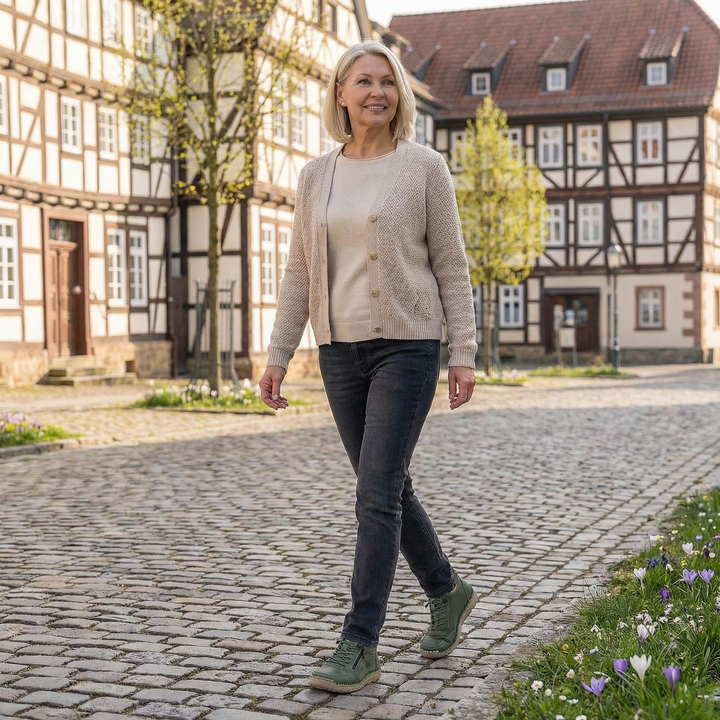 SVEA | Mila Komfortable Orthopädische Sneaker mit Reißverschluss