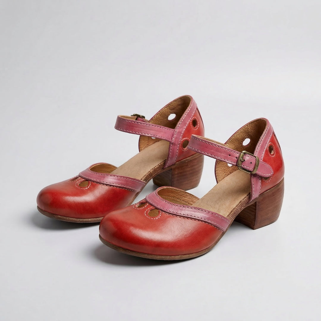 Laisy - Orthopaedic Sandals with Low Heel