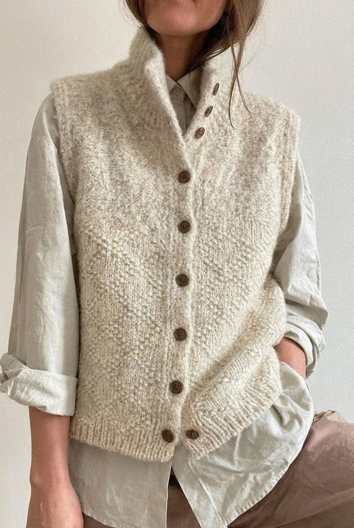SVEA | Ingrid Eleganter Ärmelloser Cardigan
