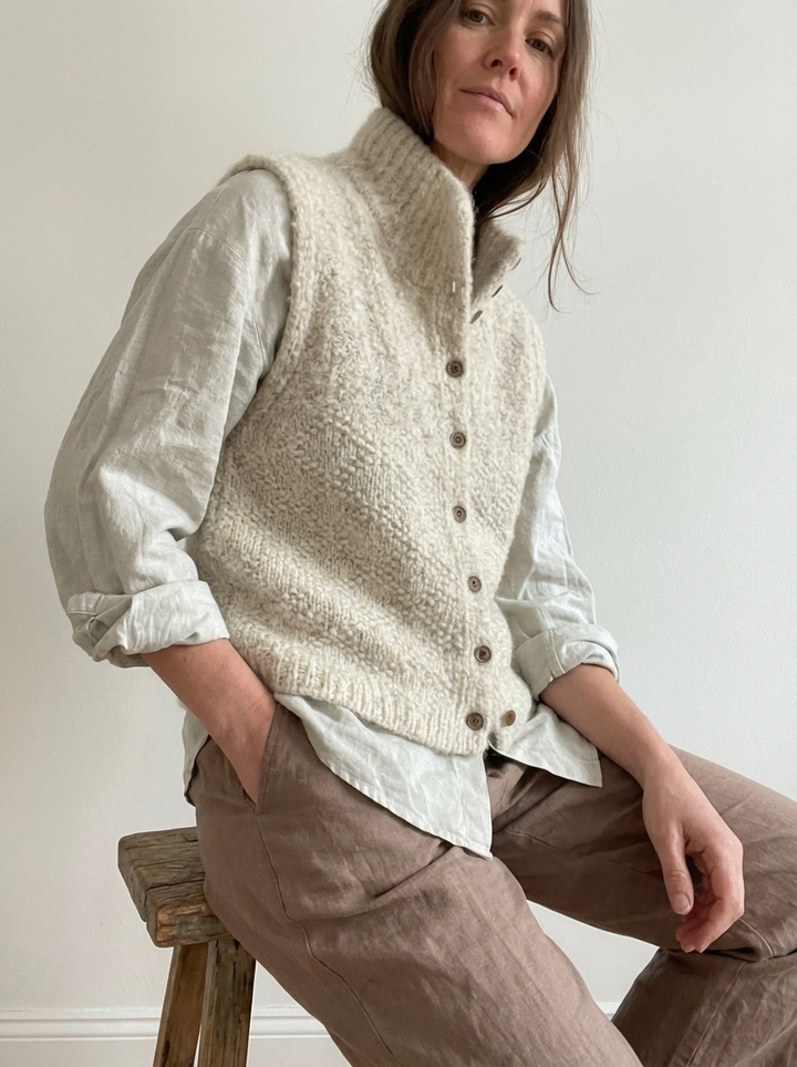 SVEA | Ingrid Eleganter Ärmelloser Cardigan