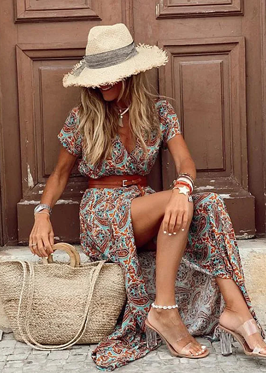 SVEA | Luftiges & Stilvolles Boho-Maxikleid