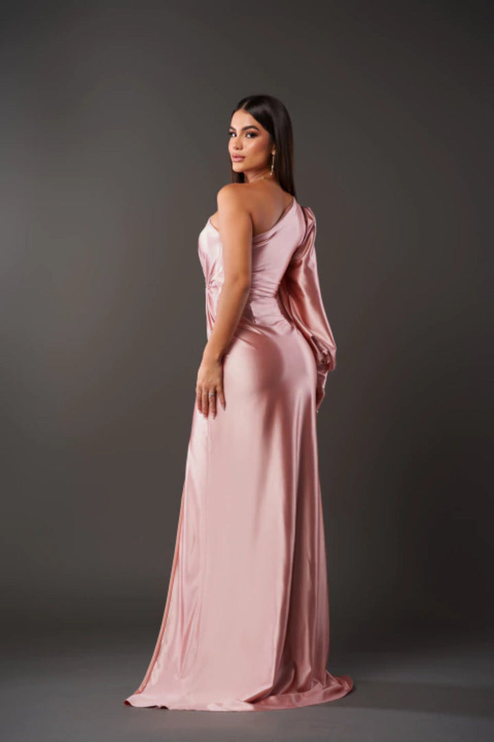 SVEA | Asymmetrisches Kleid mit Langem Schlitz