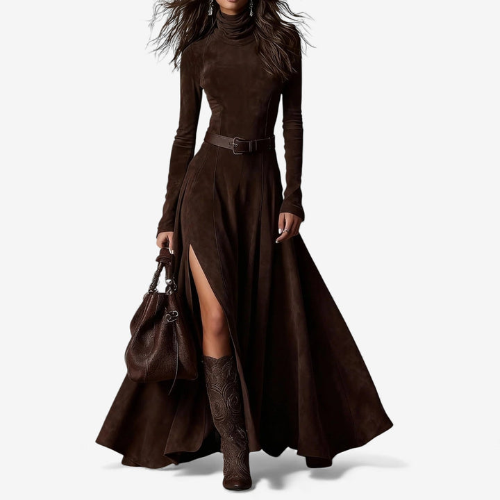 SVEA | Elegantes langes Kleid mit fließender Silhouette