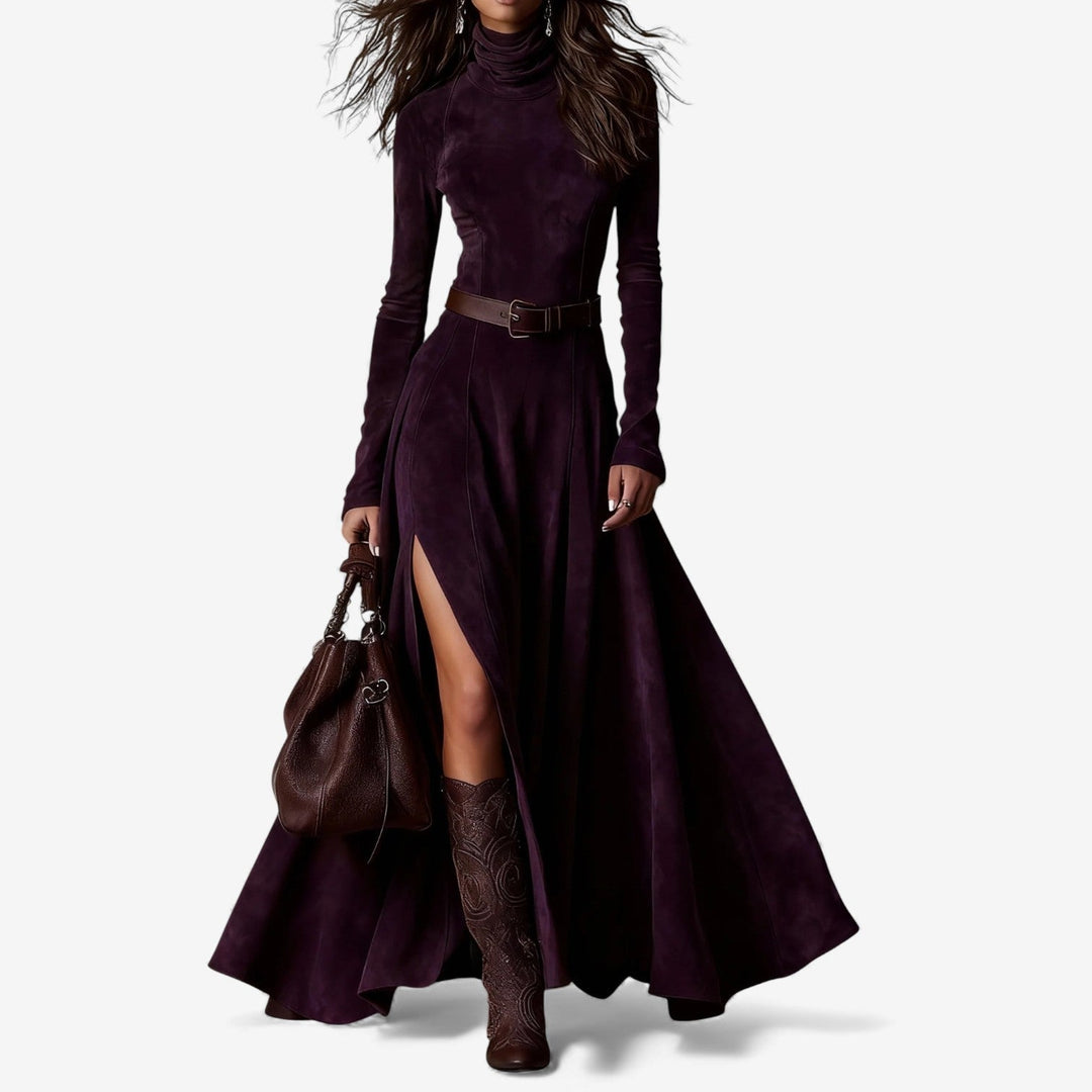 SVEA | Elegantes langes Kleid mit fließender Silhouette