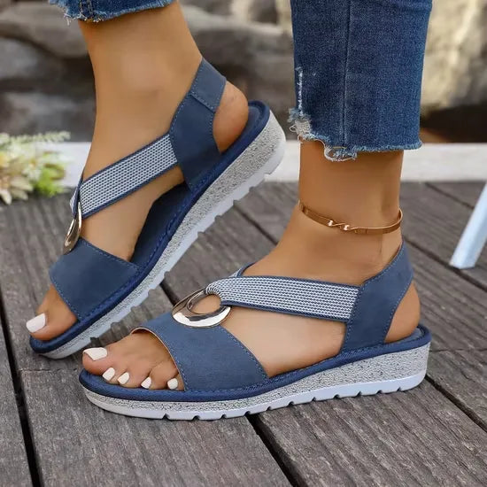 SVEA | Doreen Bequeme Slip-on-Sandalen
