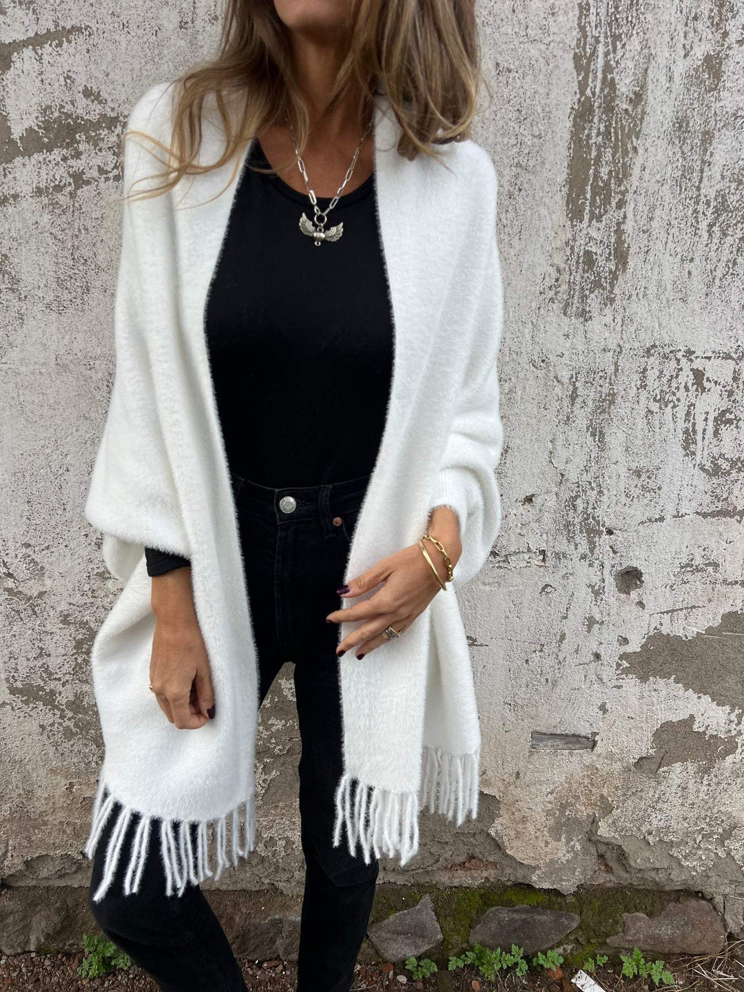 SVEA | Hannah Eleganter Langärmeliger Wickelpulli
