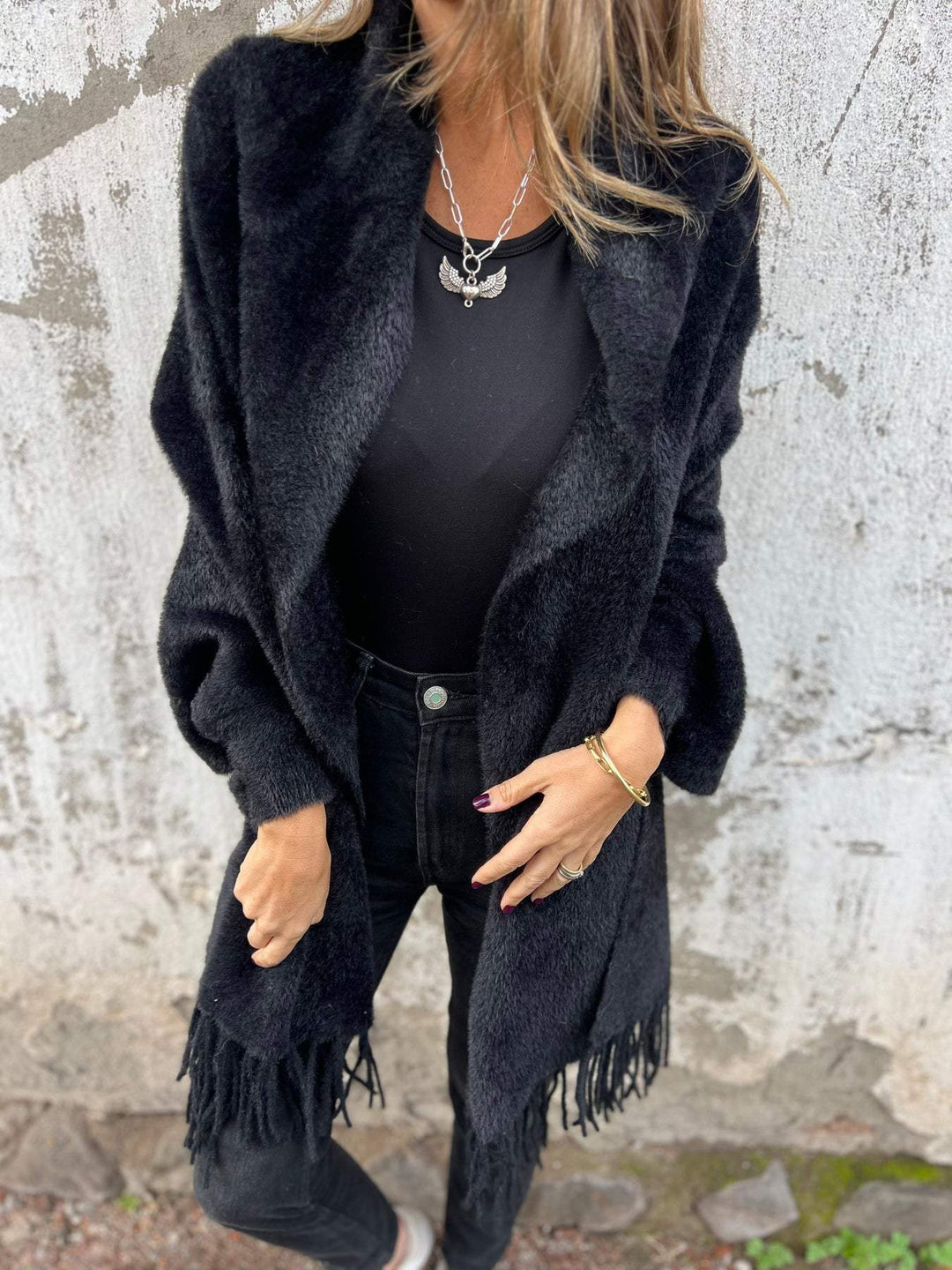 SVEA | Hannah Eleganter Langärmeliger Wickelpulli