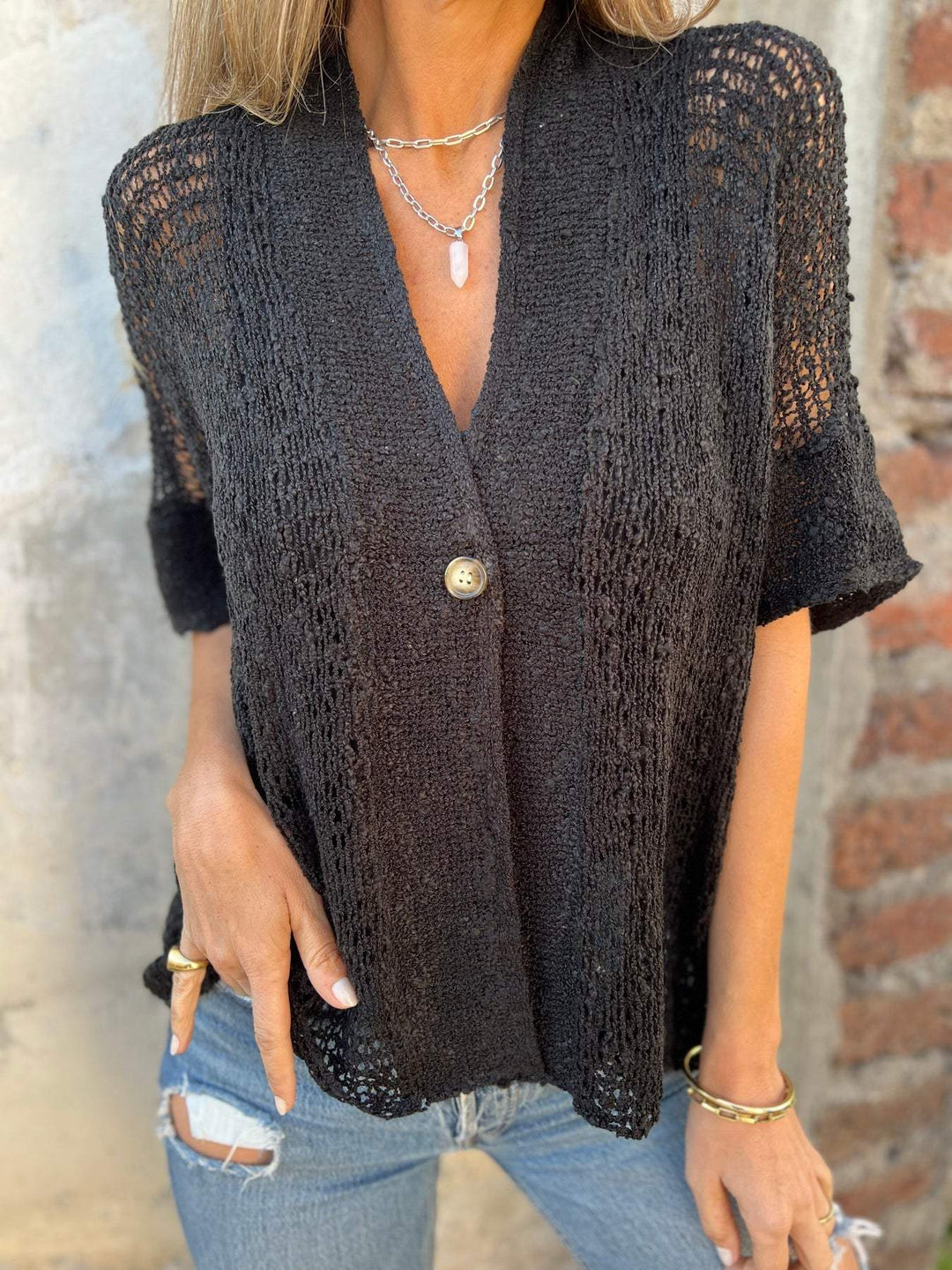 SVEA | Barbara Elegantes Strukturiertes Top