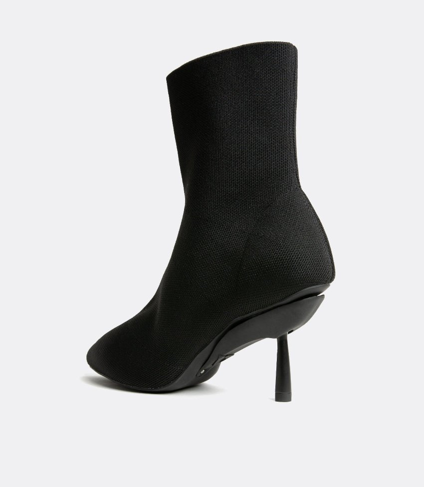 Jane | Black Knit Boots