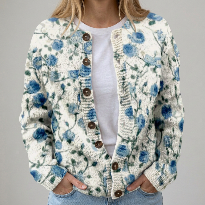 Marlene - Autumn Floral Cardigan