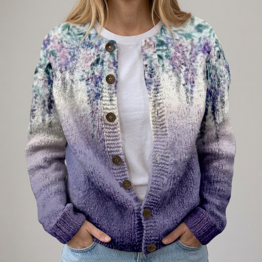 Victoria - Autumn Floral Cardigan