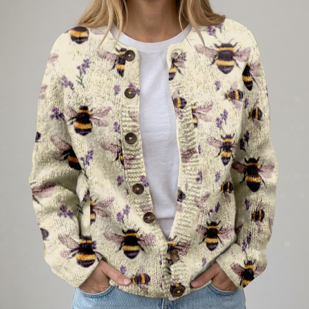 Sena - Autumn Flowers Cardigan
