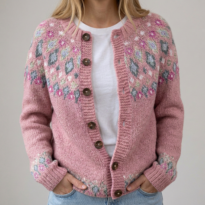 Mia - Autumn Floral Cardigan