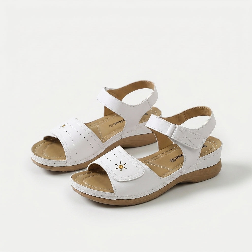 Liana - Lightweight Summer Sandal with Velcro Closure