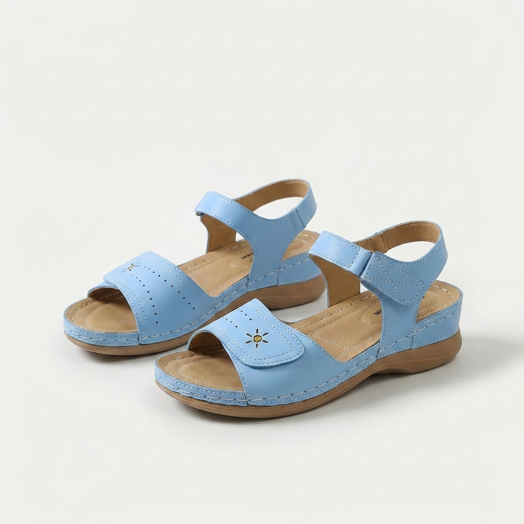 Liana - Lightweight Summer Sandal with Velcro Closure