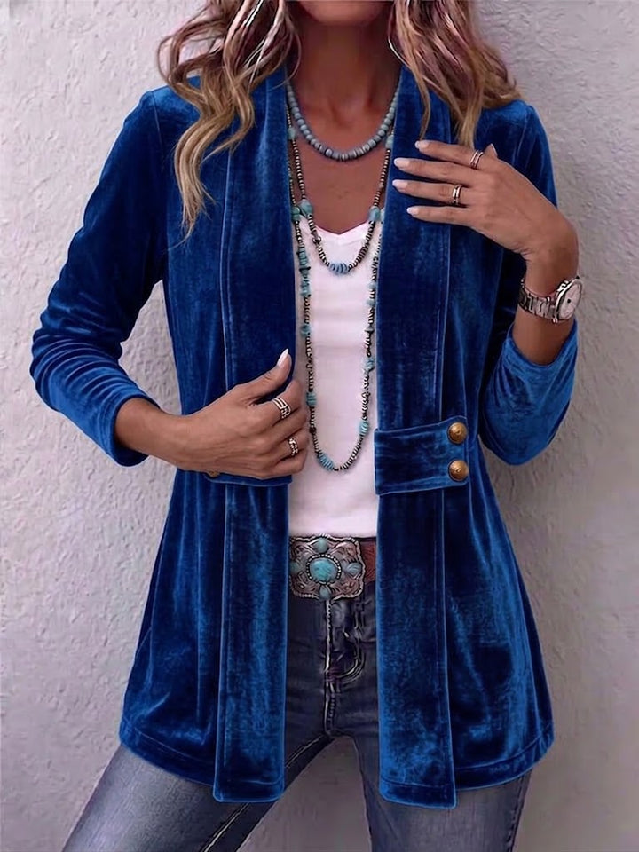 Katrin™ | Open Blazer with Shimmer