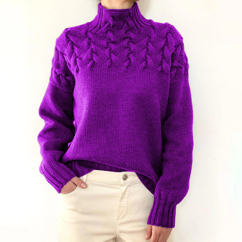 Jane | Warm Knit Turtleneck Sweater
