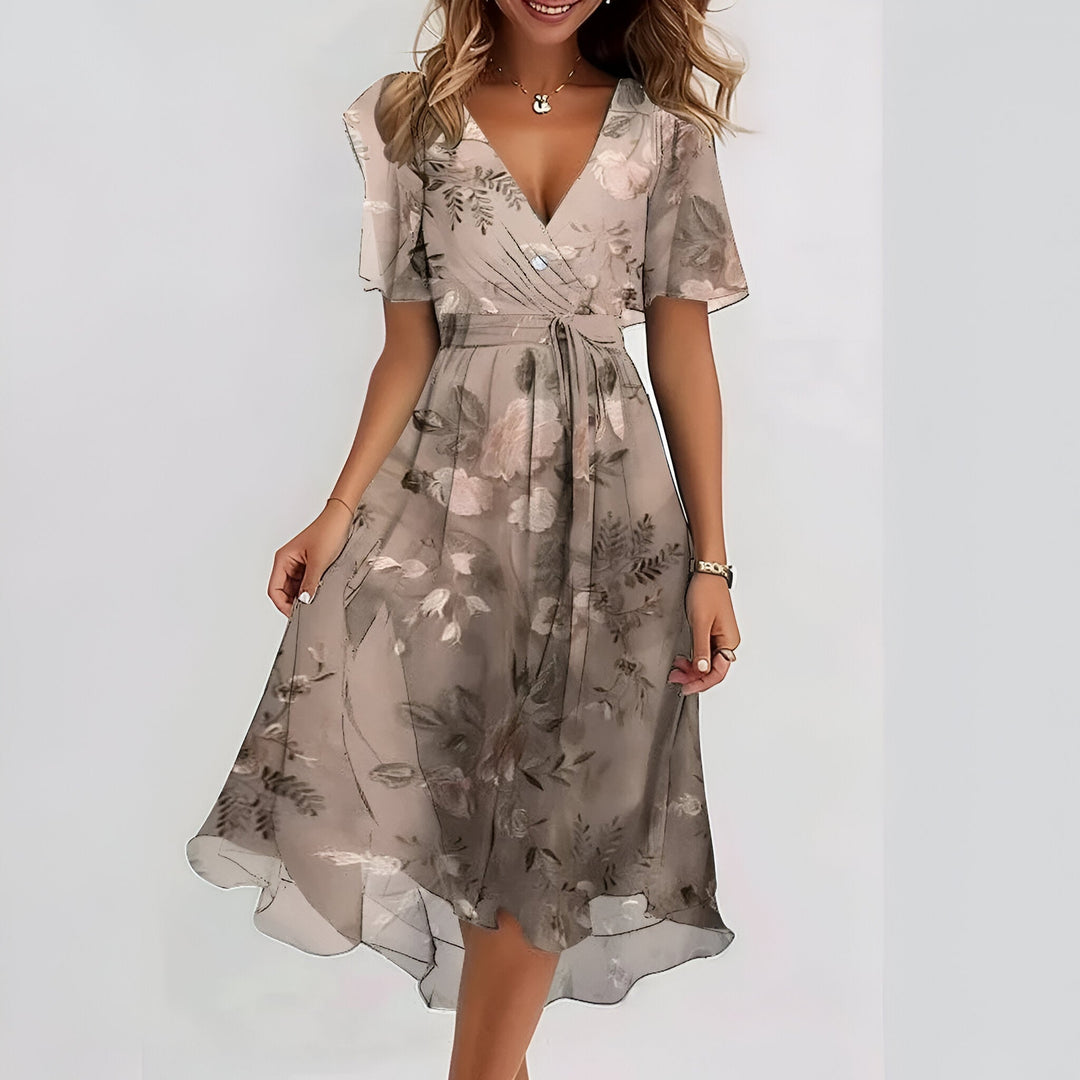 SVEA | Elegantes, luftiges Kleid mit bauchbedeckendem Schnitt