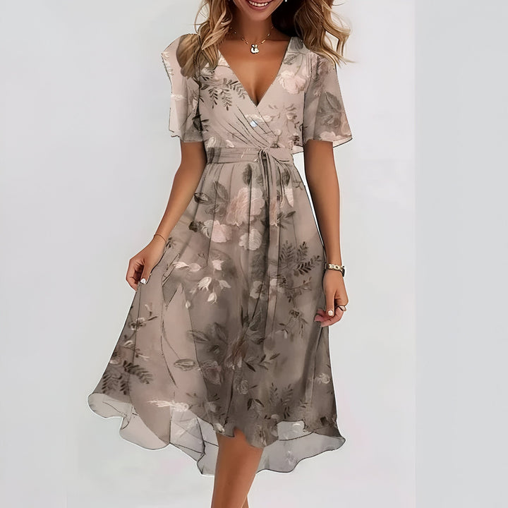 SVEA | Elegantes, luftiges Kleid mit bauchbedeckendem Schnitt