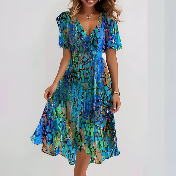 SVEA | Elegantes, luftiges Kleid mit bauchbedeckendem Schnitt