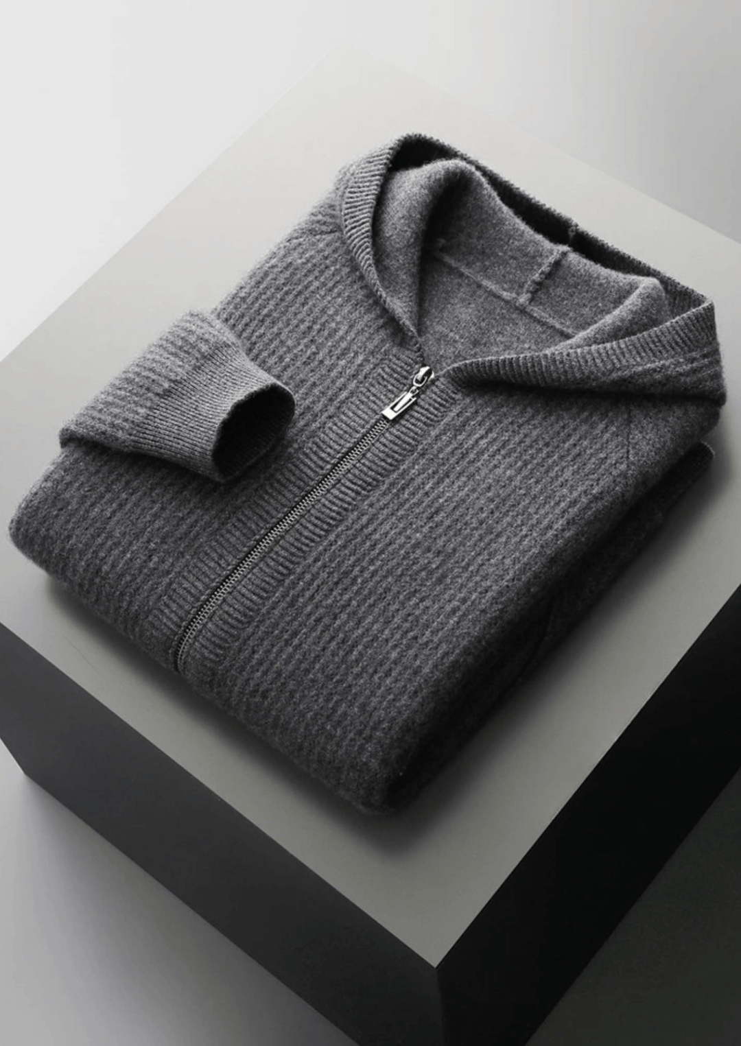 SVEA | Merino Zip-Hoodie aus extra feiner Merinowolle