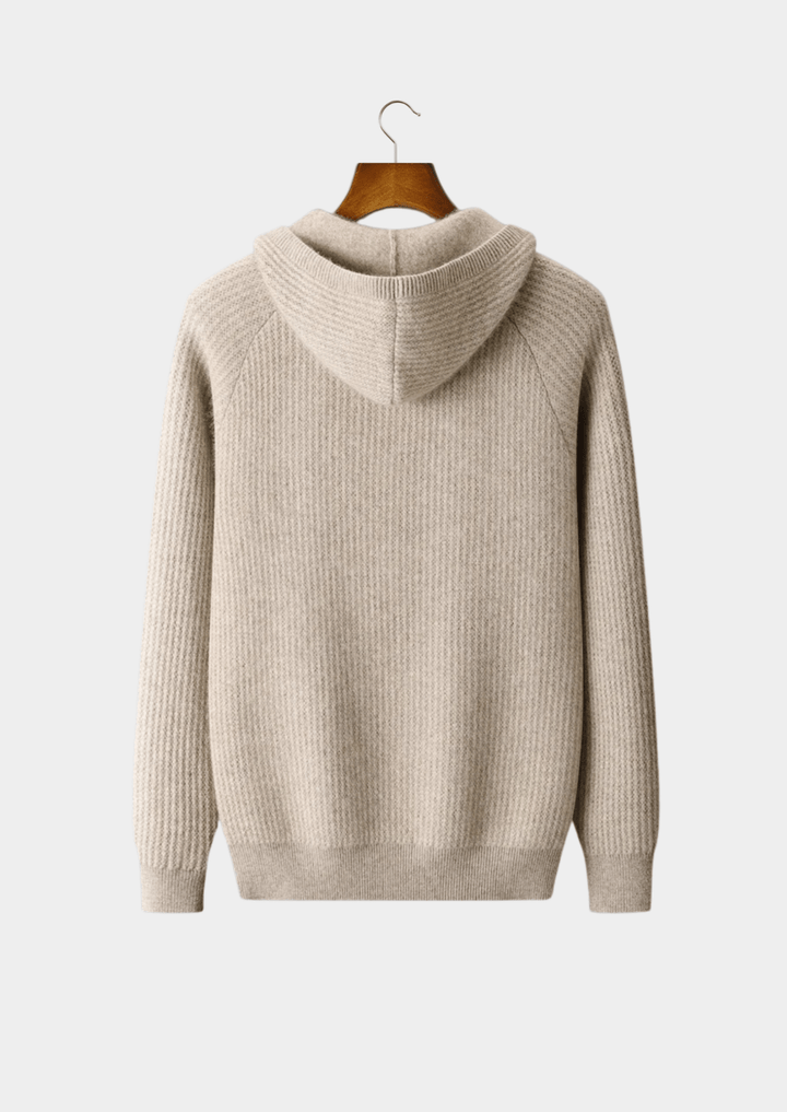SVEA | Merino Zip-Hoodie aus extra feiner Merinowolle